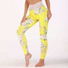 Load image into Gallery viewer, 2019 Sexy Lace Splicing Waist Hips Leggings Women Print Pocket Workout Clothes Push Up Fitness Female Elastic Slim Pants Leggins